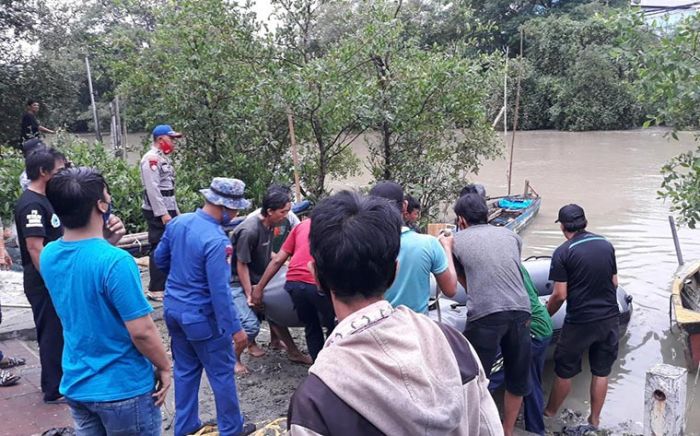 Lagi, Bocah Hilang Terseret Banjir Kali Lamong, Kali ini Siswa SMP di Sukorejo Kebomas