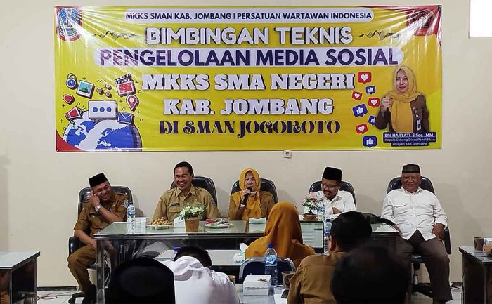 Gandeng PWI Jombang, Cabdindik Gelar Bimbingan Strategi Pengelolaan Medsos