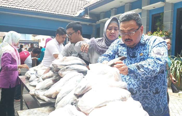 Pasar Bandeng Murah di Sidoarjo, 3 Ton Bandeng Ludes dalam Waktu 3 Jam