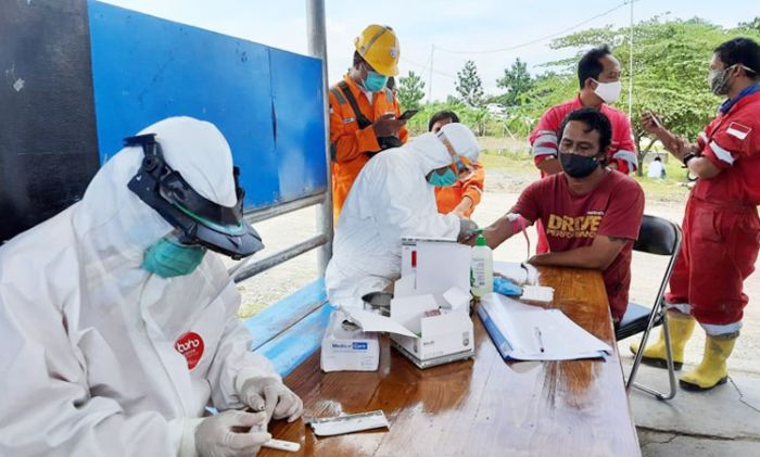 Rapid Test, Ratusan Pekerja Pertamina EP Cepu Negatif Covid-19