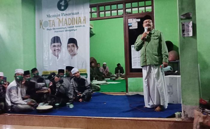 Dipimpin Gus Kholil, Alumni Sidogiri Bergerak Jalankan Instruksi KH Nawawi Coblos Gus Ipul-Mas Adi