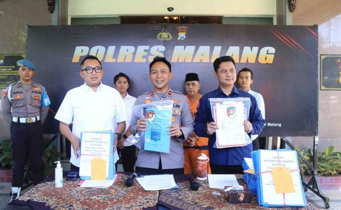 Diduga Terlibat Korupsi, Polres Malang Ringkus Mantan Kepala Desa Wadung