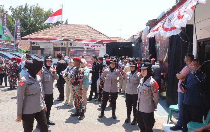 Pendaftaran Hari Terakhir, Polres Probolinggo Kota Terjunkan Ratusan Personel Gabungan di KPU