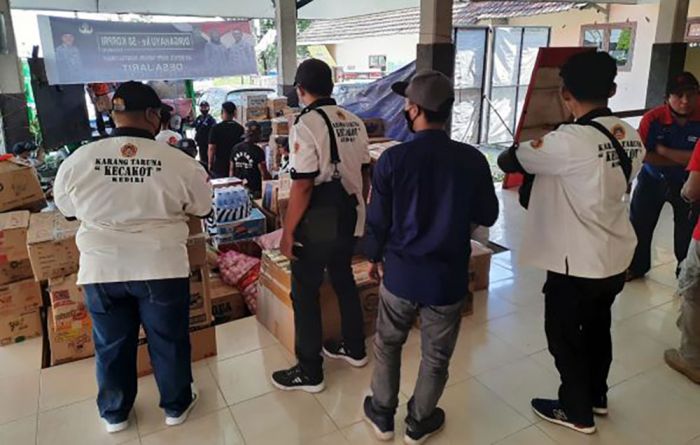 Solidaritas, Kartar Kecakot Kediri Salurkan Bantuan untuk Korban Semeru