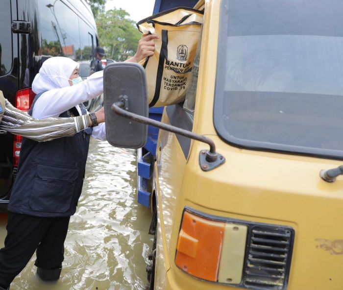 ​Anggaran dari APBN, Khofifah: Perlu Pembangunan Floodway Sungai Kemuning, Atasi Banjir Sampang