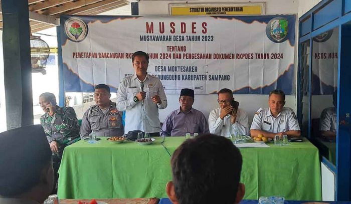 Pemdes Moktesareh Sampang Prioritaskan Pembangunan Pro-Rakyat