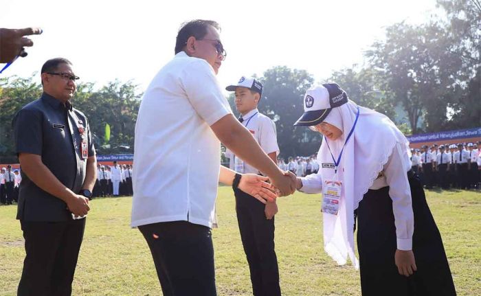 Buka MPLS SMA/SMK/SLB, Pj Gubernur Jatim dan 356.644 Siswa Deklarasikan Gerakan Anti-Perundungan