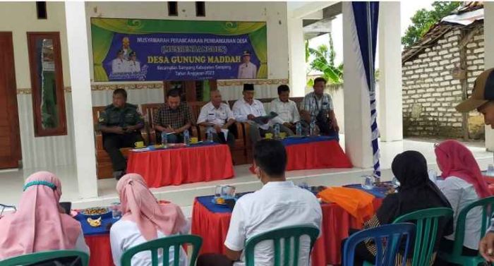 Pemdes Gunung Maddah Sampang Gelar Musrenbangdes RKPDs 2023