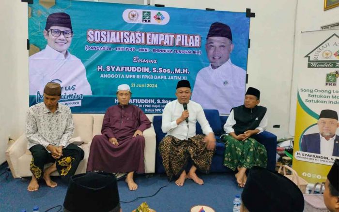 Sosialisasi 4 Pilar, Syafiuddin Ajak Masyarakat Jaga Kondusivitas Jelang Pilkada 2024 di Bangkalan