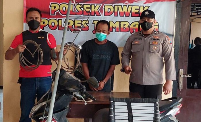 Gasak Kabel PLN, Residivis di Jombang Dibekuk Polisi