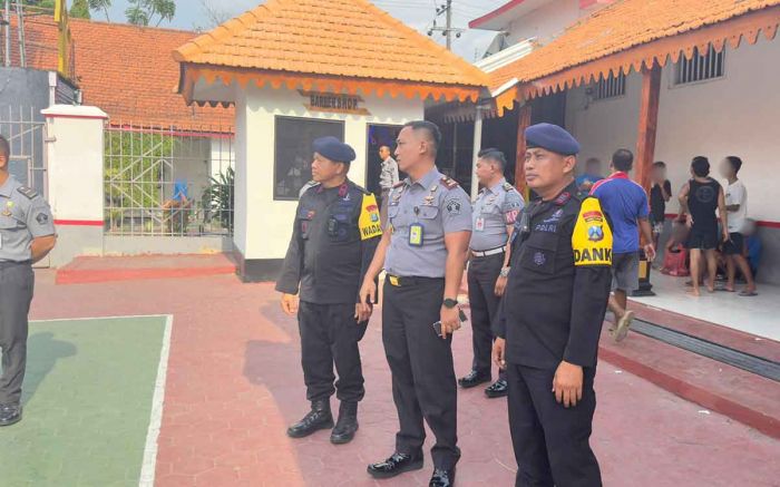 Kalapas Kediri Sambut Komandan Kompi 1 Batalyon C Pelopor Brimob Polda Jatim