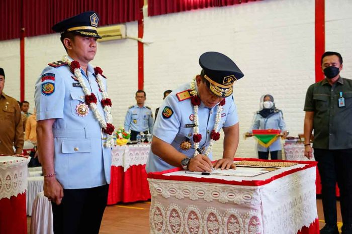 Sertijab Kalapas Kelas I Madiun, Kunrat Kasmiri Sampaikan Inovasi dan Sepak Terjang Kalapas Baru