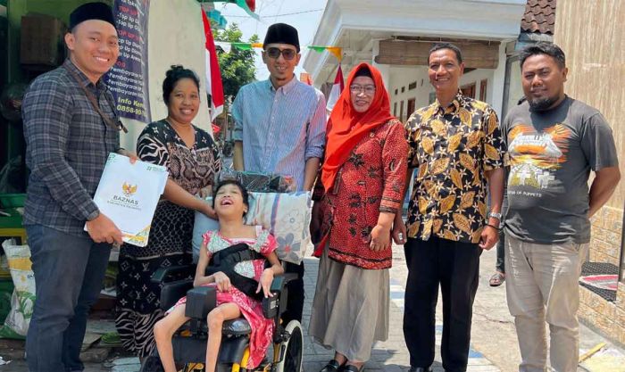 Baznas Sidoarjo Berikan Bantuan untuk Penderita Cerebral Palsy