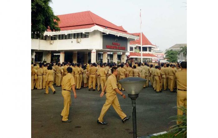 Tidak Hadir Saat Apel Hari Pertama Kerja, 98 ASN Pemkot Blitar Bakal Upacara Sendiri