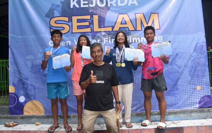 Kejurda Open Water Finswimming Jatim 2024, Atlet Selam Kota Batu Berjaya