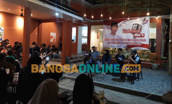 Gelar Talk Show, Relawan di Tuban Dukung Gibran Pimpin Indonesia