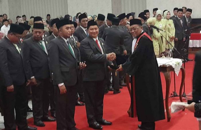 Bupati Situbondo Berharap Sinergi dan Kolaborasi di Pelantikan Anggota DPRD Periode 2024-2029 