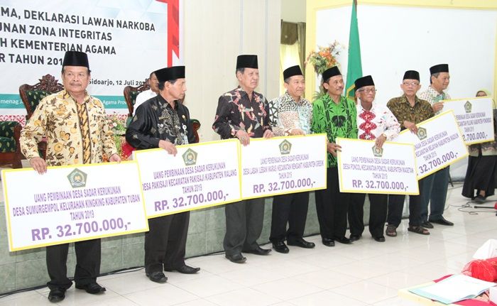 ​6 Desa Sadar Kerukunan Terima Reward dari Kemenag RI