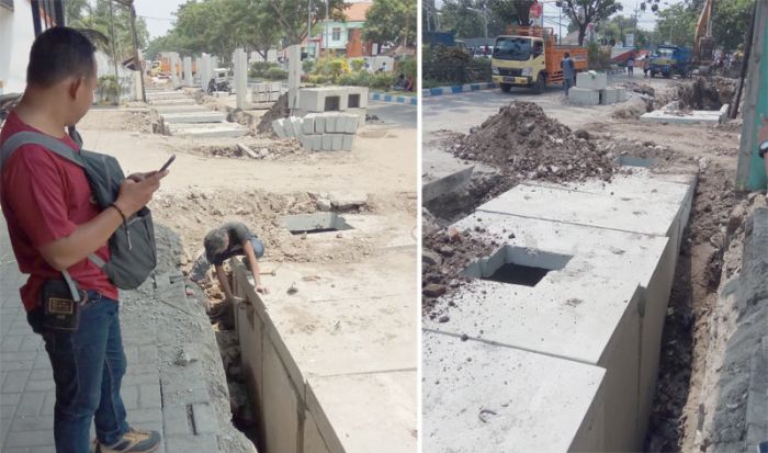 Proyek Pedestrian Sooko Rp 9 M Panen Masalah, Diduga Jadi Ajang Pungli