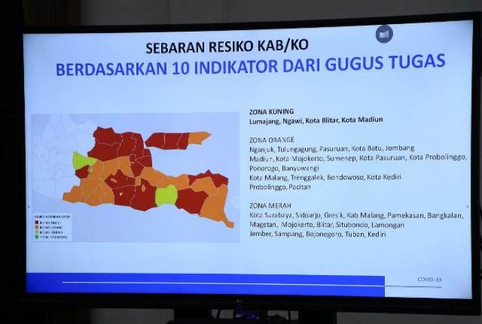 ​Kabar Indah dari Jatim, Khofifah: Empat Wilayah Berstatus Zona Kuning