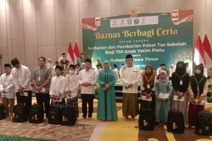 Baznas Jatim dan Kota Malang Berbagi Ceria Santuni 750 Anak Yatim Piatu