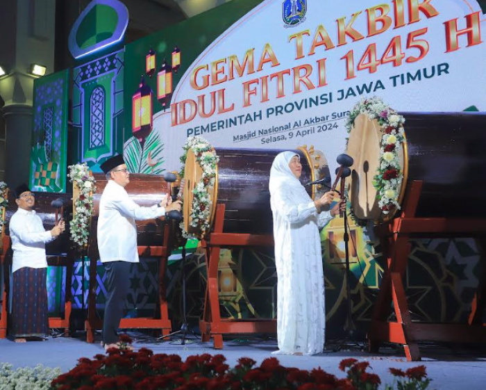 Buka Gelaran Gema Takbir Idulfitri, Pj Gubernur Jatim Minta Saling Memaafkan usai Pemilu 2024