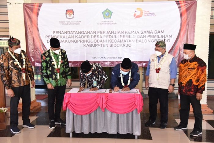 KPU RI Gandeng Pemkab Sidoarjo Wujudkan Program Desa Peduli Pemilu dan Pemilihan