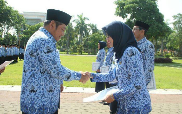 Naik Pangkat, 376 PNS Pemkab Sidoarjo Diminta Genjot Pelayanan Masyarakat