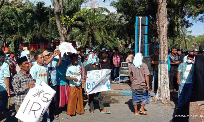 Aksi Tolak Pj Bupati Sampang yang Digelar Relawan Prabowo-Gibran Ternyata tak Kantongi Izin