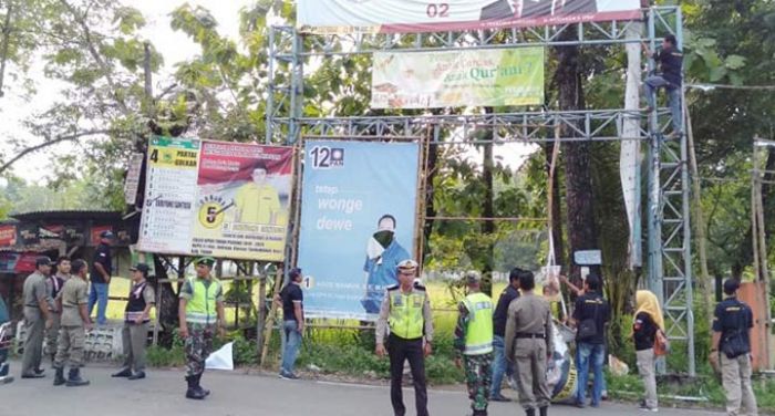 ​Masa Tenang, Bawaslu Tuban Tertibkan 21.027 Peraga Kampanye