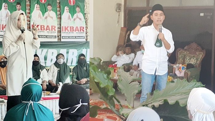 Anggap Semua Saudara, Paslon Ikbar Berhasil Rebut Hati Masyarakat Mojokerto