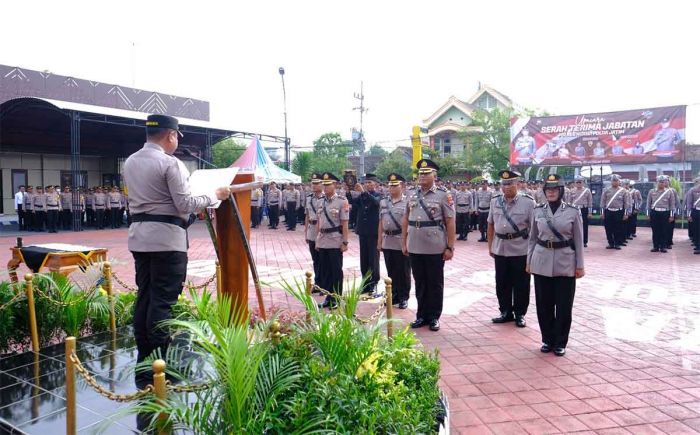 Awal 2024, 3 PJU Polres Ngawi Jalani Sertijab