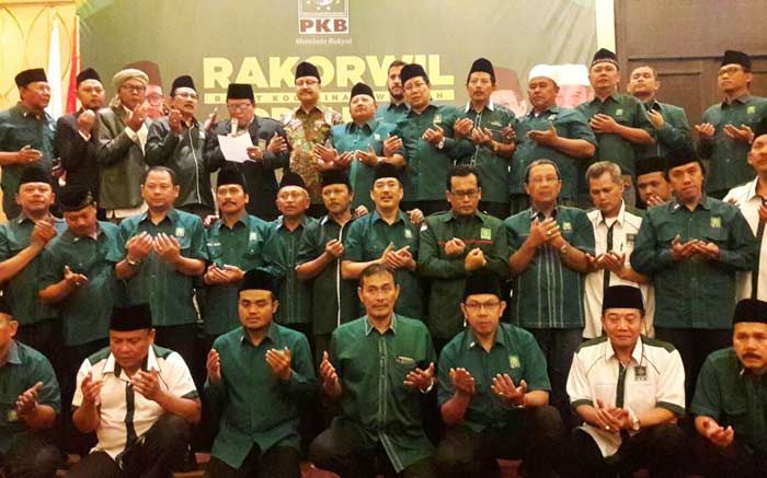 ‎Pengurus PKB se-Jatim Deklarasi Pemenangan Gus Ipul