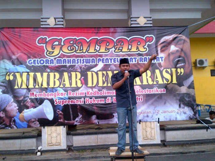 Mahasiswa Bangkalan Gelar Mimbar Demokrasi