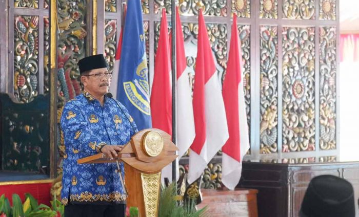 Purnatugas, Plt Bupati Bangkalan Pamit dengan Ratusan ASN