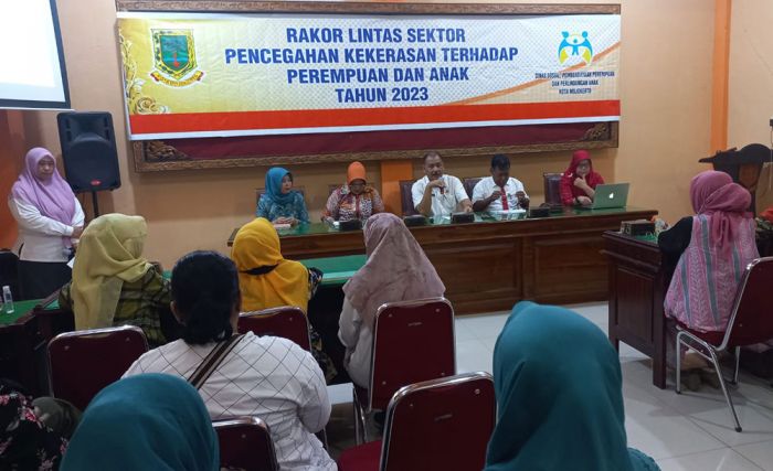 Cegah Kekerasan Terhadap Perempuan dan Anak, Dinsos P3A Kota Mojokerto Gelar Rakor Lintas Sektor