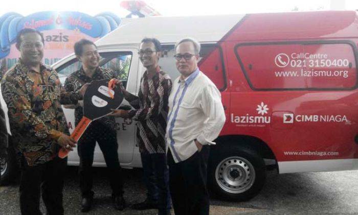 Rakornas di Sidoarjo, Lazismu Terima Bantuan Mobil Ambulans