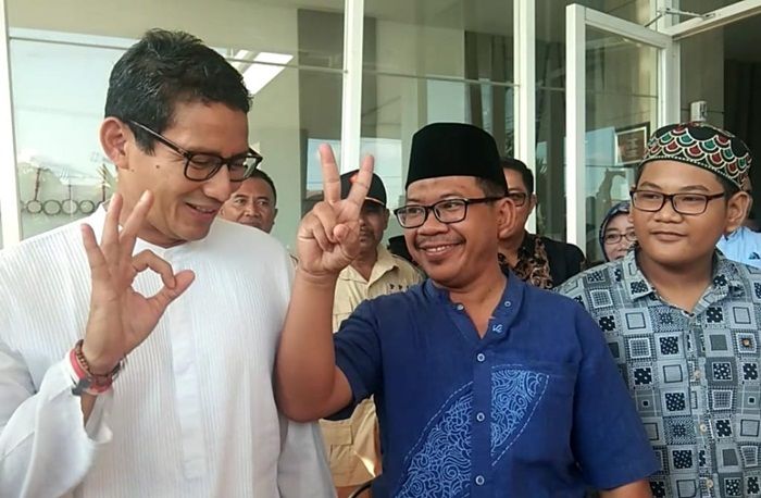 ​Kunjungi Pamekasan, Sandiaga Uno dapat Dukungan Keluarga Besar Mahfud MD