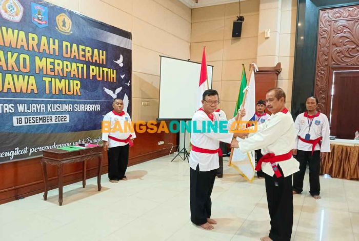 Kembali Nahkodai Pengda Merpati Putih Jatim, Mas Hari Siap Kembangkan hingga 38 Cabang