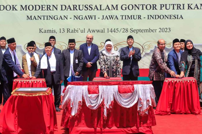 Gubernur Khofifah Sebut Kontribusi Gontor Sangat Besar dalam Membangun Peradaban Kemanusiaan