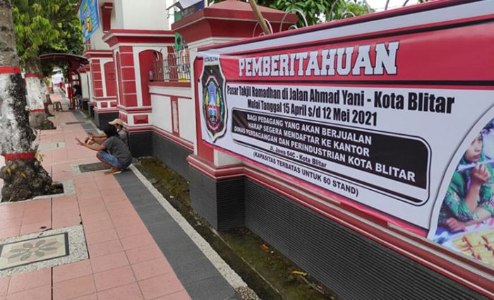 Jumlahnya Dibatasi, Pasar Takjil Boleh Buka di Pusat Kota Blitar