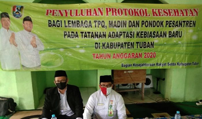 ​Pesantren dan Lembaga Pendidikan di Tuban Terima Penyuluhan Protokol Kesehatan