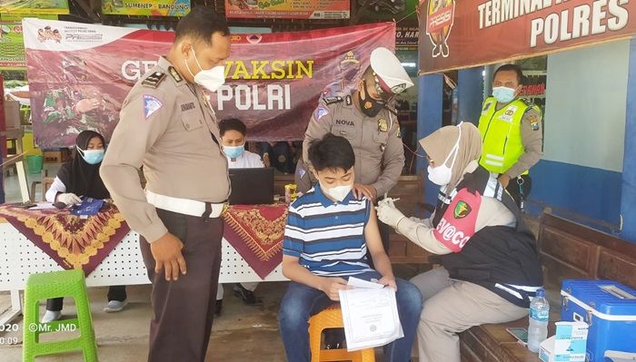 Anak Usia 15 Tahun Datangi Polres Sumenep Minta Divaksin Covid-19