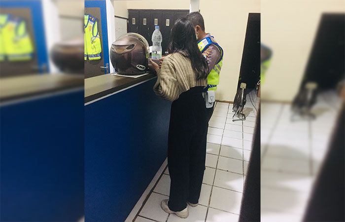 Polsek Wonokromo Tangkap Wanita Cantik yang Terlibat Tabrak Lari di Sidoarjo