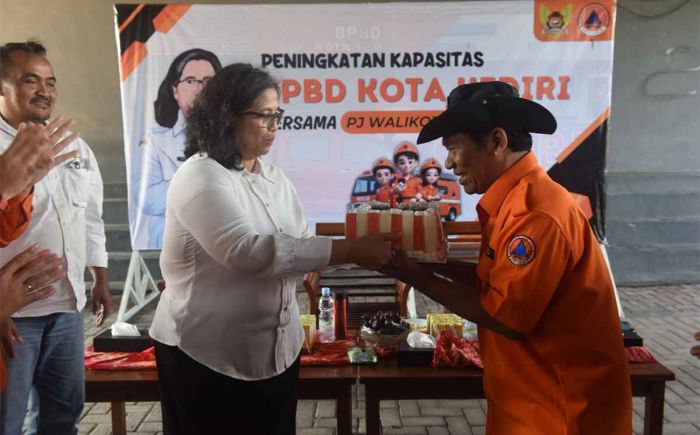 Motivasi Pj Wali Kota Kediri untuk Pegawai BPBD