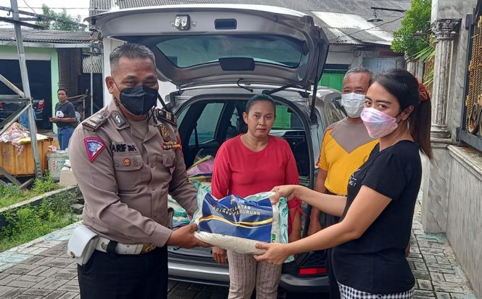 3 Hari Terdampak Banjir, Warga 2 Desa di Kecamatan Beji Kelaparan, Polres Pasuruan Kirim Bantuan