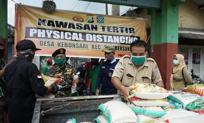 Enam Kecamatan Masuk Zona Merah Covid-19, Pemkab Lumajang Mulai Distribusikan Beras