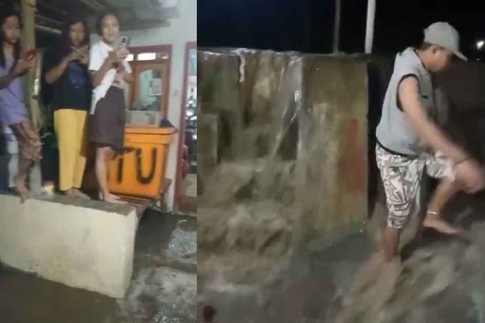 Sungai Bekacak Pasuruan Meluap, Pemukiman Warga Terendam Setinggi Lutut Orang Dewasa