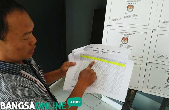 Bawaslu Jombang Telusuri Daftar Pemilih Ganda