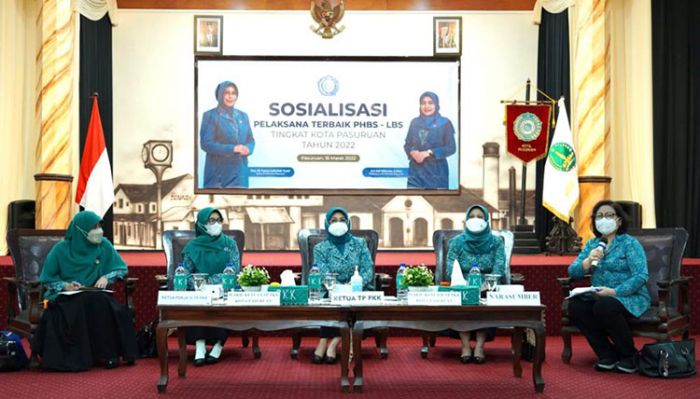 Ketua TP PKK Kota Pasuruan Sosialisasikan PHBS-LBS